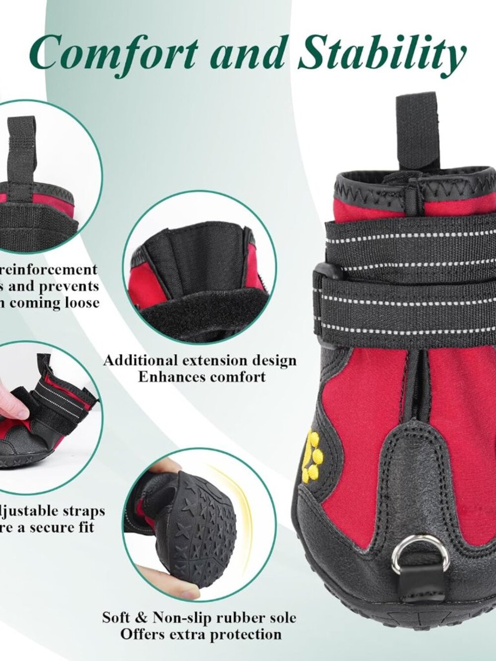 Strap-On Drop Foot Brace (No Knuckling Boot Brace) for Dogs - Picture 5 of 6